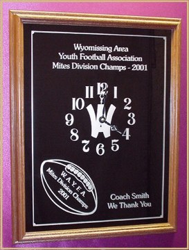 Wyomissing Area Youth Football Association
Mites Division Champs - 2001
Coach Smith
We Thank You
W.A.Y.F.A. Mites Division Champs 2001