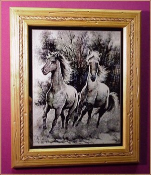 8 x 10 Wild Horses Framed Mirror
$35.00 plus $7.50 shipping