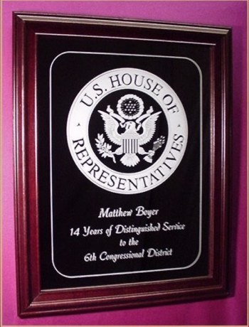 U.S. House of Representatives
Matthew Boyer
14 Years of Distinguished Service to the 6th Congressional District