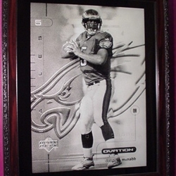 Donovan McNabb Etched Mirror Portrait